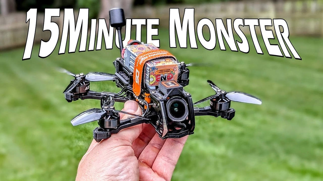 DeepSpace Seeker3 drone flying over a green landscape