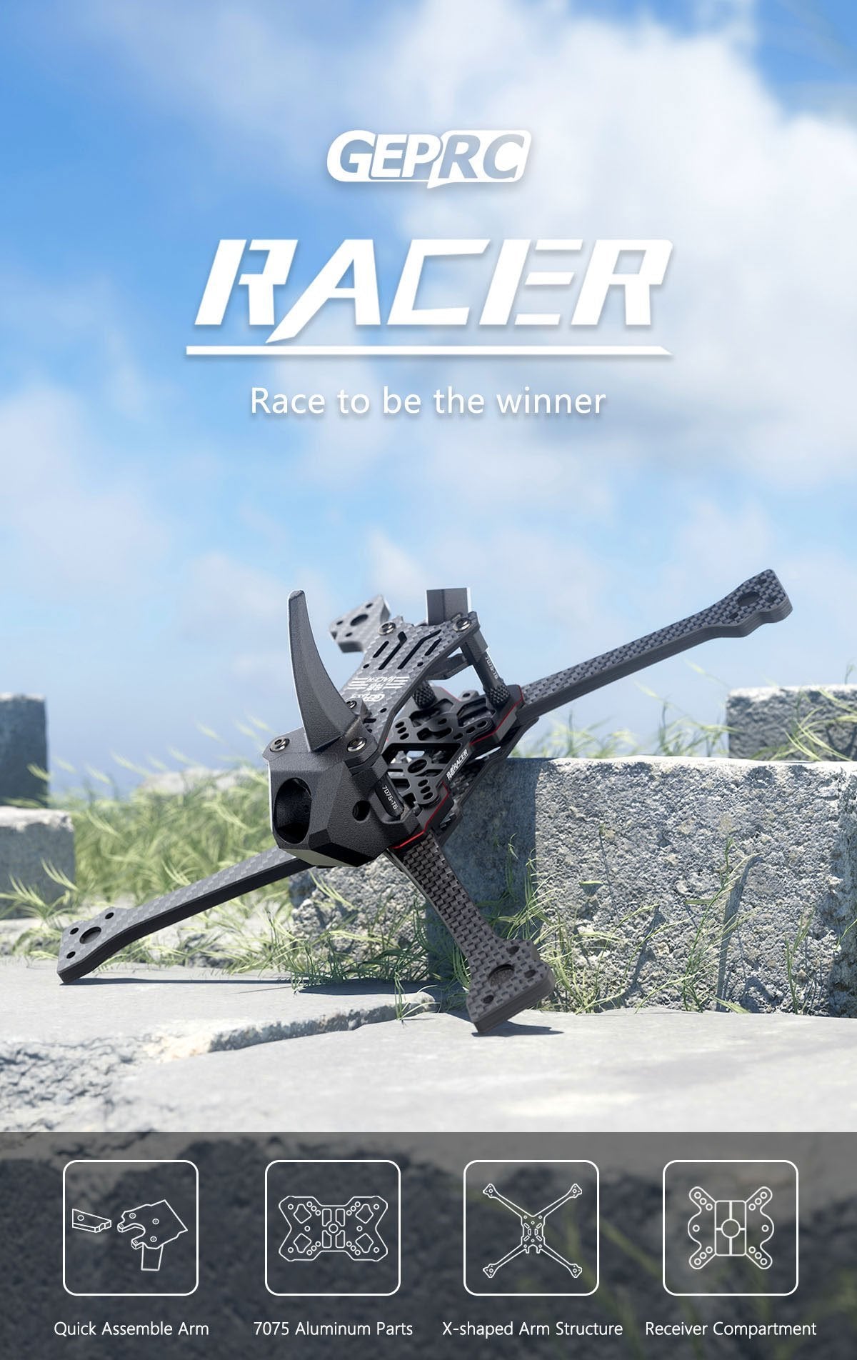 GEPRC Racer 5" Frame