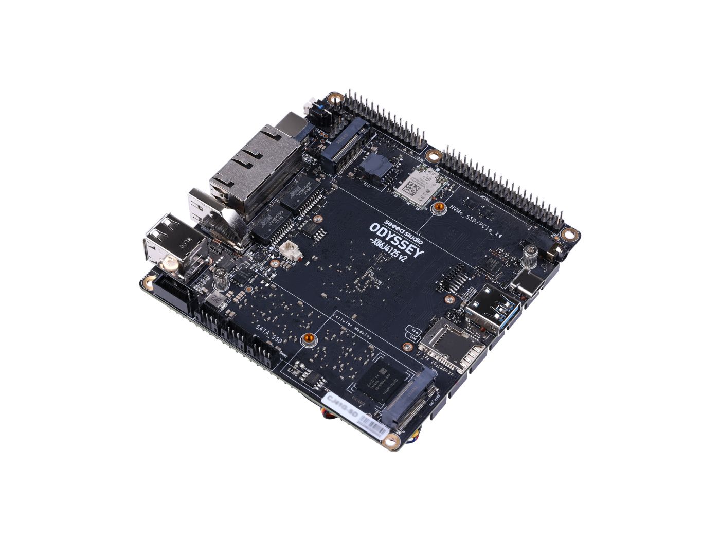 ODYSSEY - X86J4125864 v2 - with 64GB eMMC, Linux and RP2040 Core