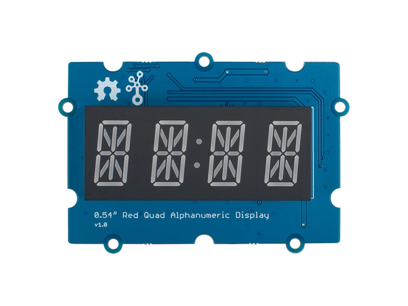 Grove - 0.54‘’ Red Quad Alphanumeric Display
