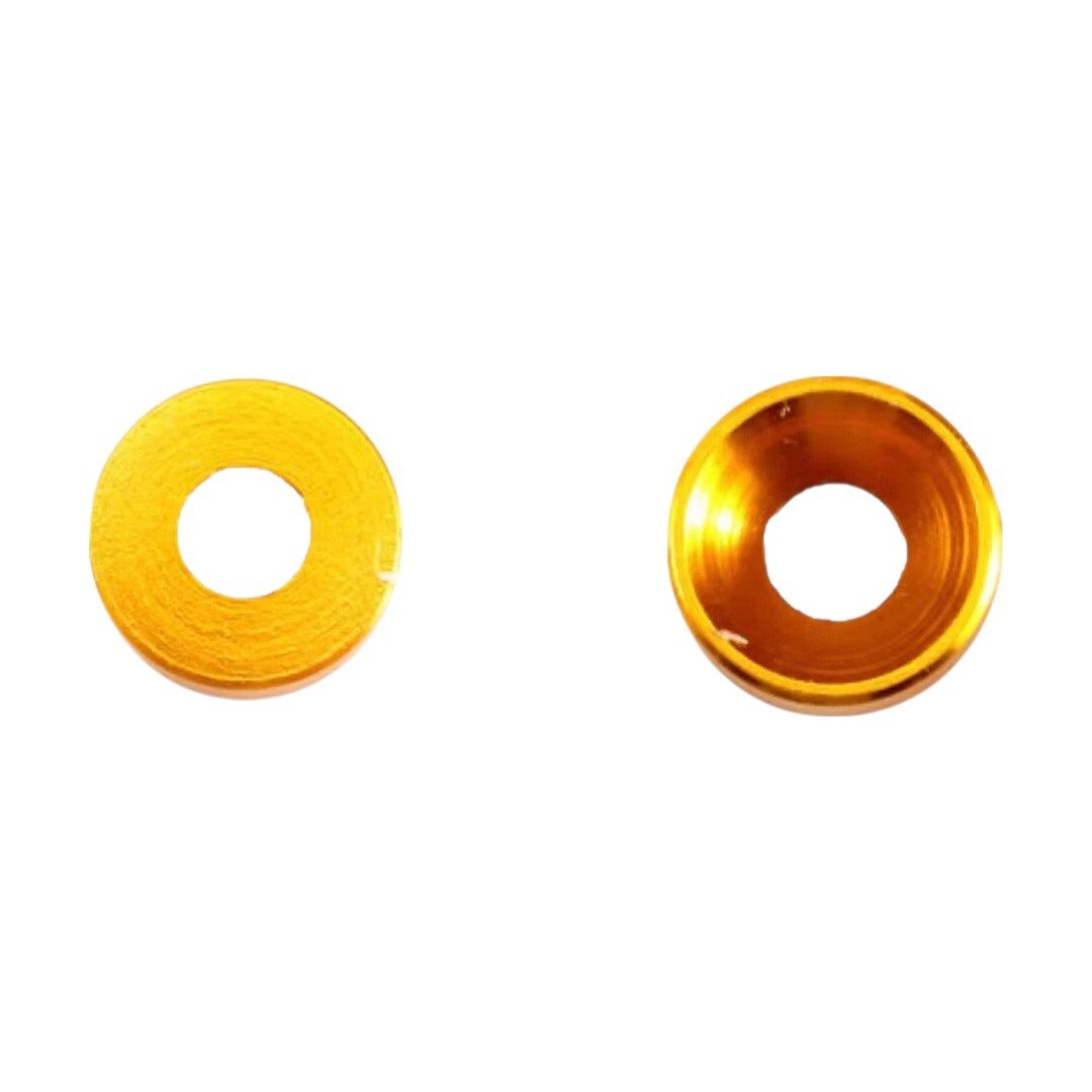 10pc M3 Cap Head Washers Coloured Aluminium Pack