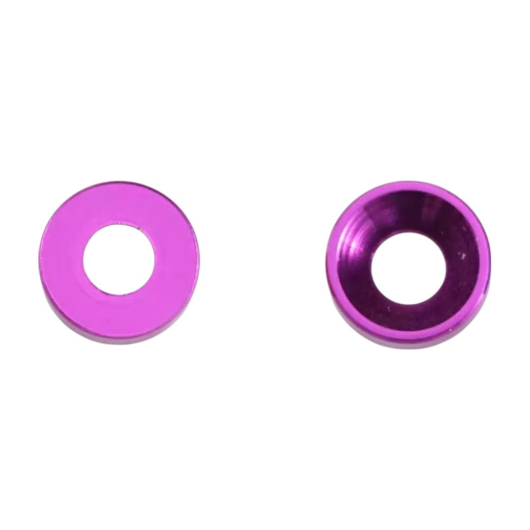 10pc M5 Cap Head Washers Coloured Aluminium Pack