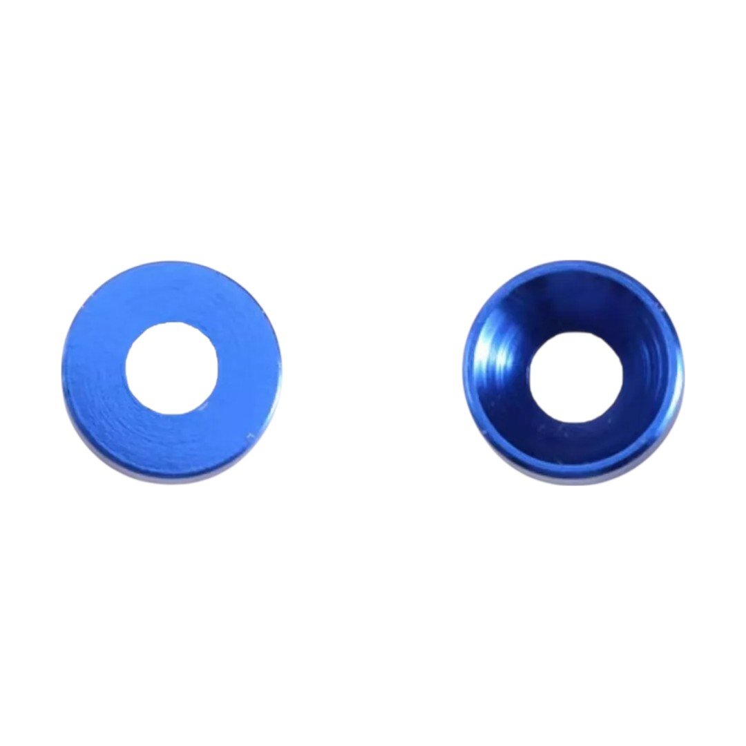 10pc M5 Cap Head Washers Coloured Aluminium Pack