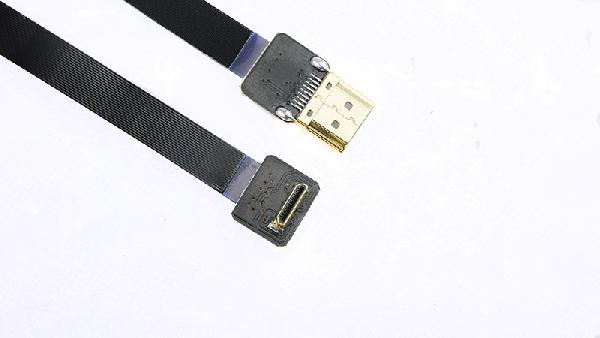 Soft shielded HDMI to Mini HDMI conversion cable - 30cm