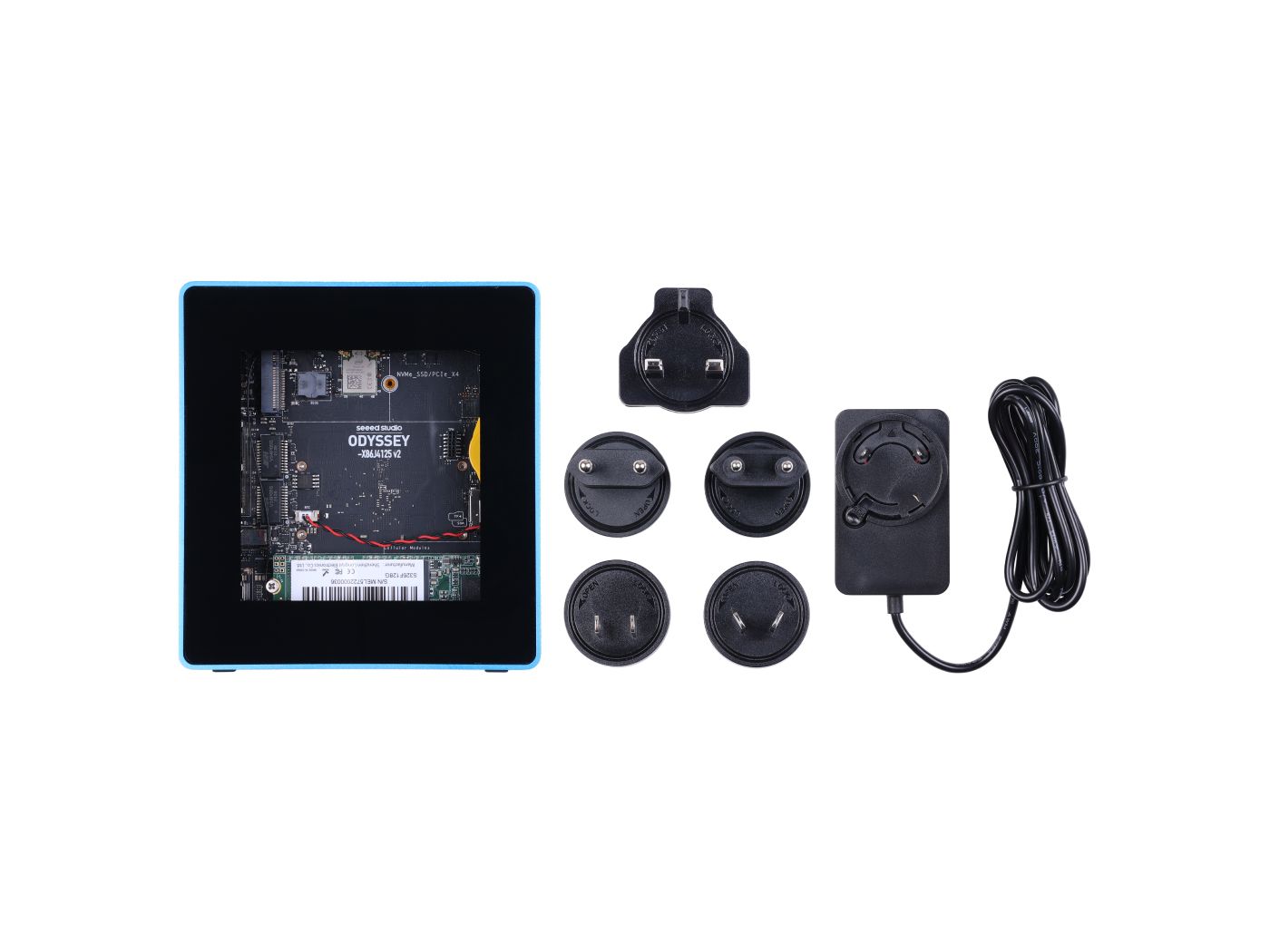 ODYSSEY Blue J4125 v2 - Mini PC with 128GB M.2 SATA, Linux and RP2040 Core, dual 2.5 Gigabit Ethernet NICs