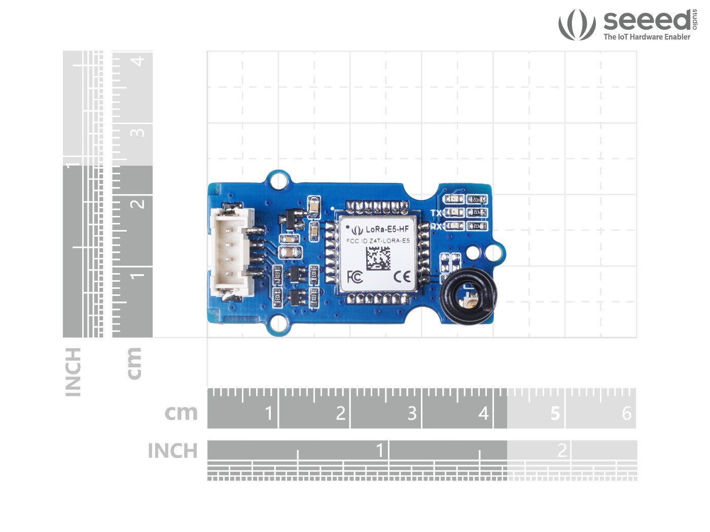 Grove - LoRa-E5 (STM32WLE5JC), EU868/US915, LoRaWAN supported