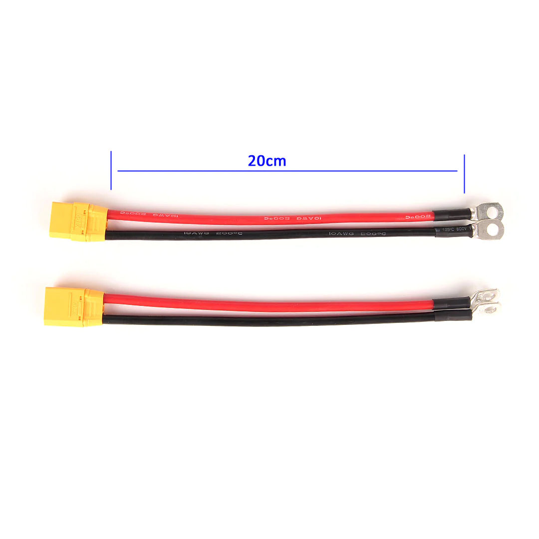 XT90 Connectors Pair 20cm (For PM08)