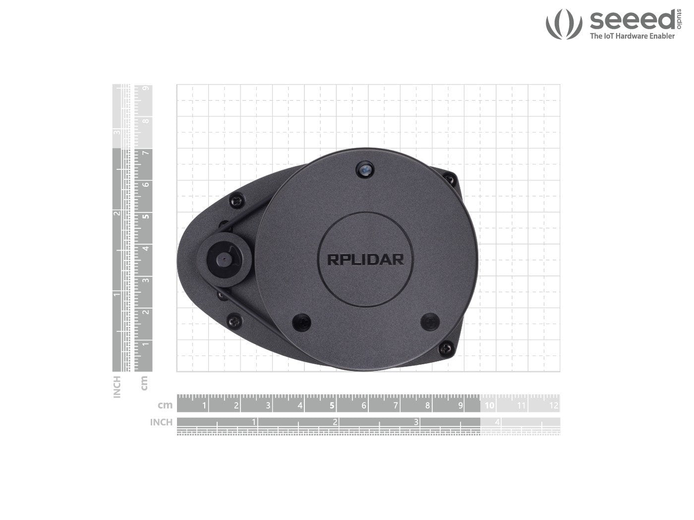 RPLidar A1M8 R6 - 360 Degree Laser Scanner Development Kit (12m range)