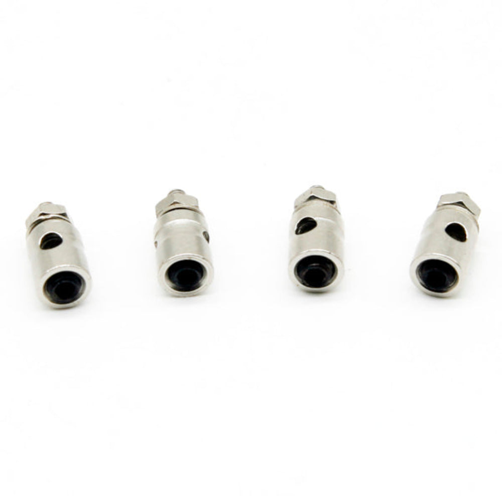 1.8mm Precision RC Linkage Stoppers (4-Pack) - Easy-Adjust Pushrod Connectors