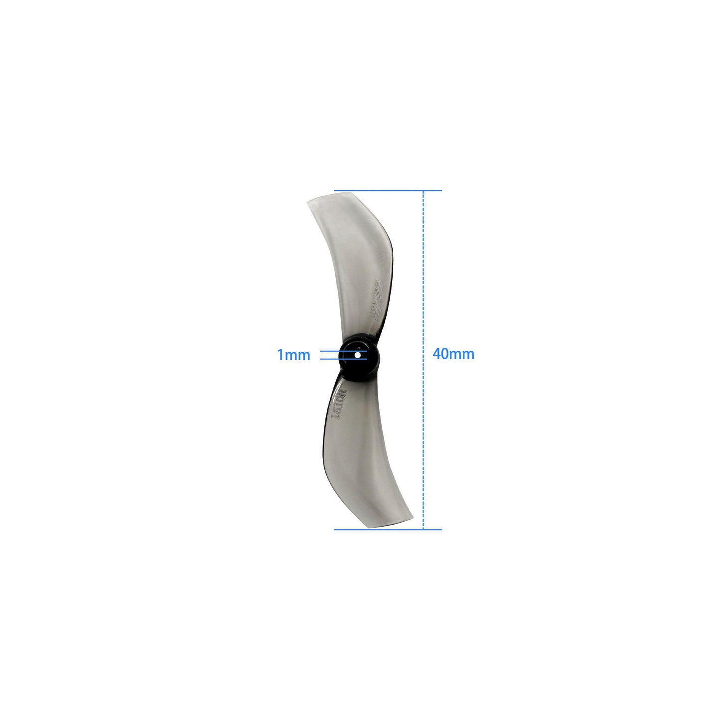 Gemfan 1610-2 2-Blatt Propeller 1mm Welle