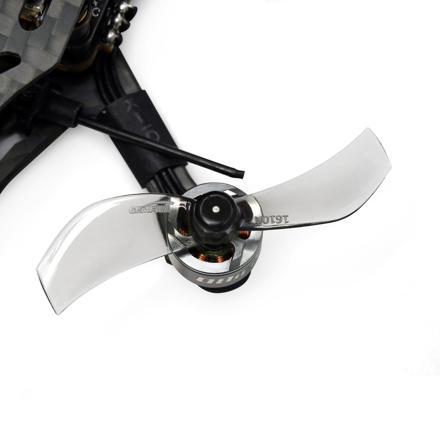 Gemfan 1610-2 Blade Propeller 1mm Shaft (White)