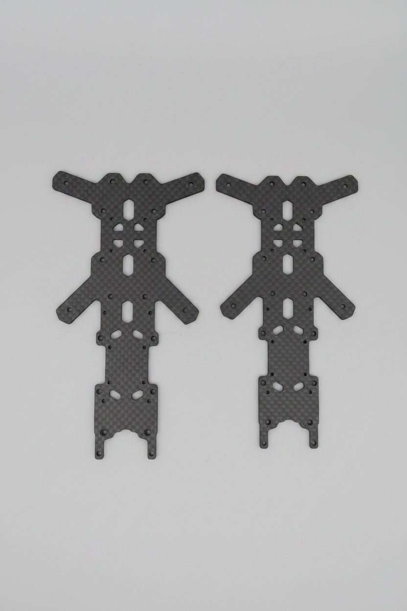 Generic Carbon Foundry - Mystery Long-Range Carbon Fiber Base Plates (Pair)