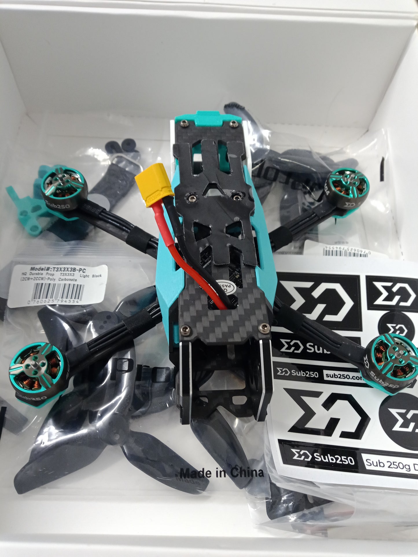 Sub250 - Sub250 OasisFly30 3" PNP Frame & Motor Kit (No O4 Air Unit - Fair Condition)