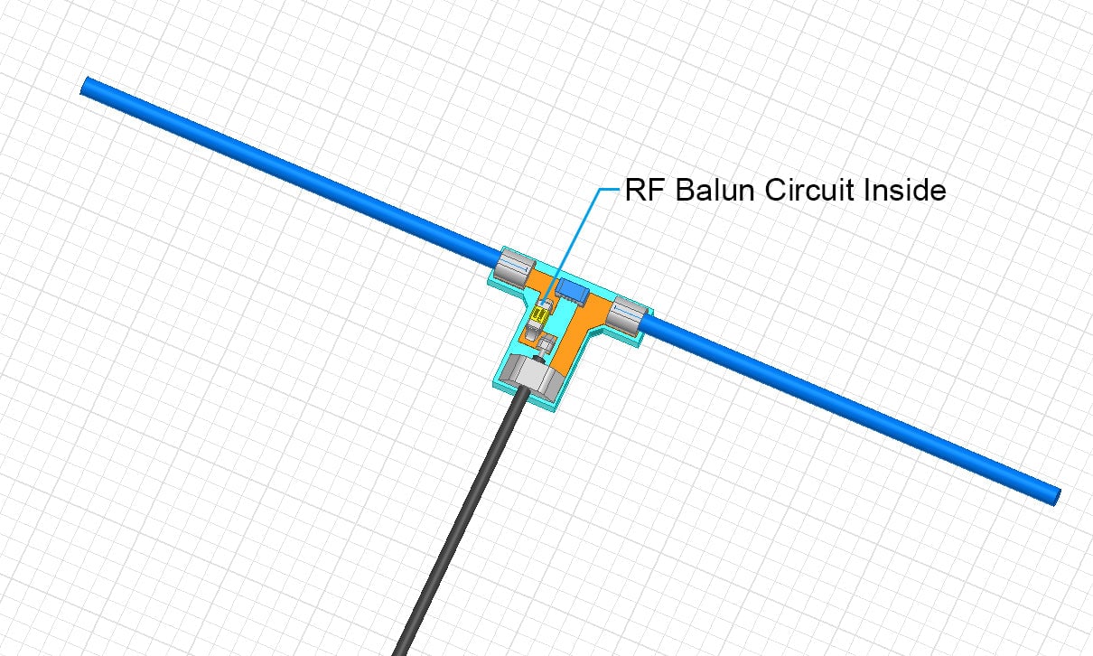 BetaFPV Dipole T Antenna (2pcs) (2.4GHz / 868MHz)