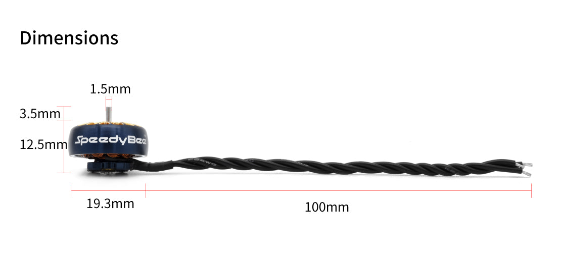 SpeedyBee 1404 4500KV Motor