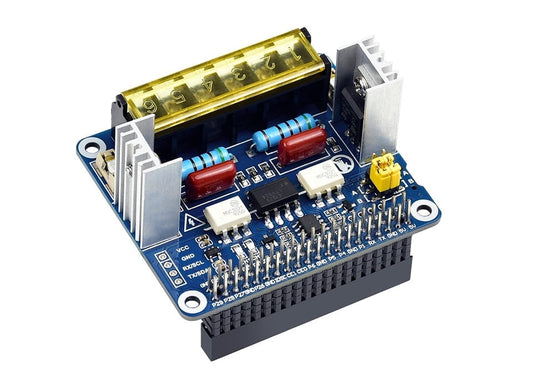 2-CH Triac Dimmer HAT for Raspberry Pi, Integrated MCU, UART / I2C