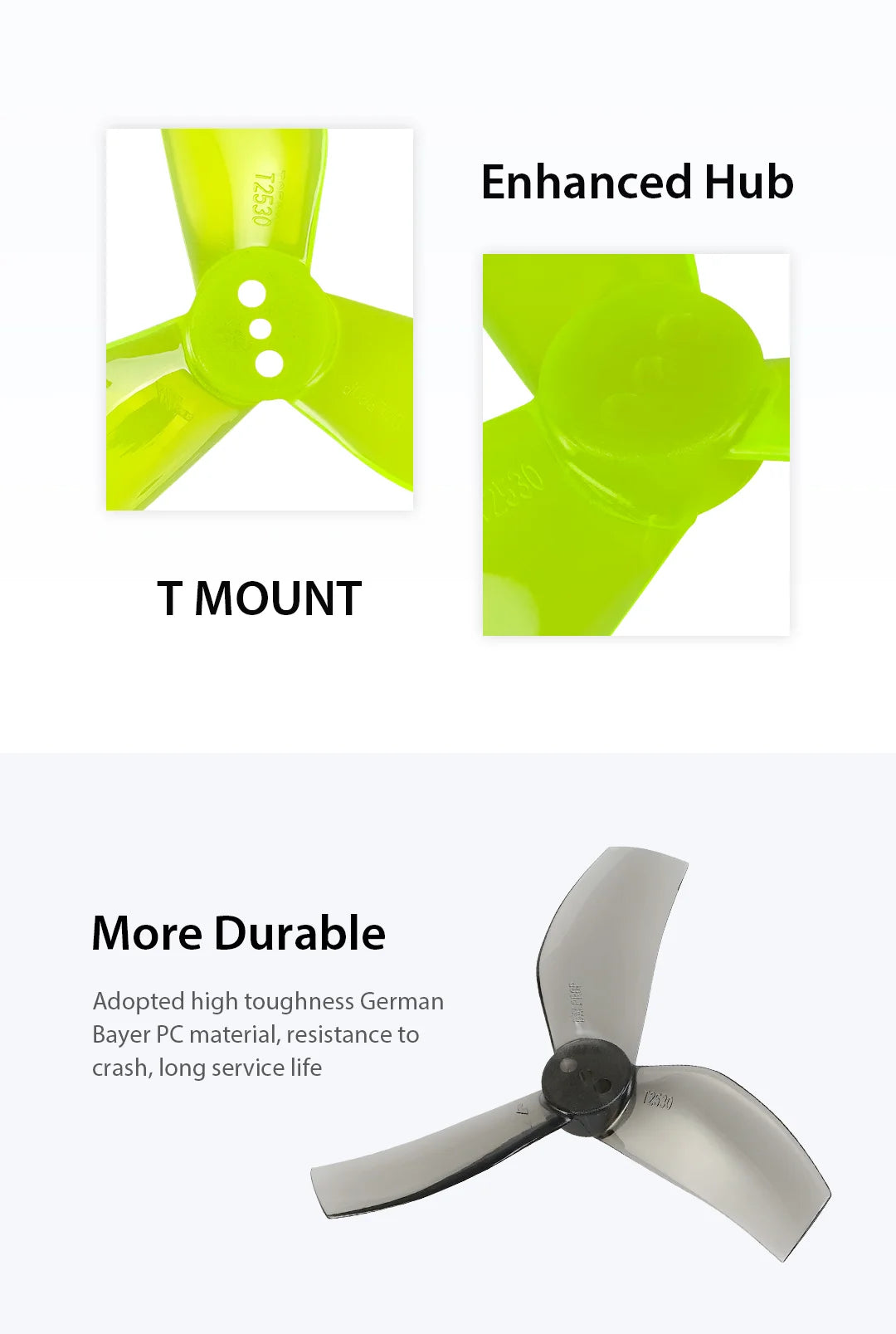 DAL Cyclone T 2530 Propellers (Set of 4)