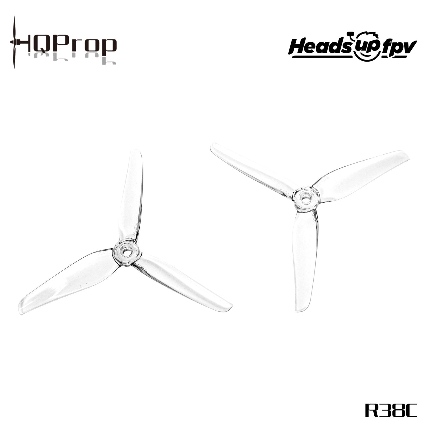 HQ HeadsUp FPV R38C Clear Racing Prop