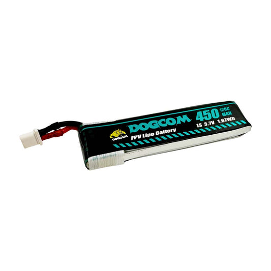 DogCom 1S 450mAh 120C HV BT2.0 LiPo Battery