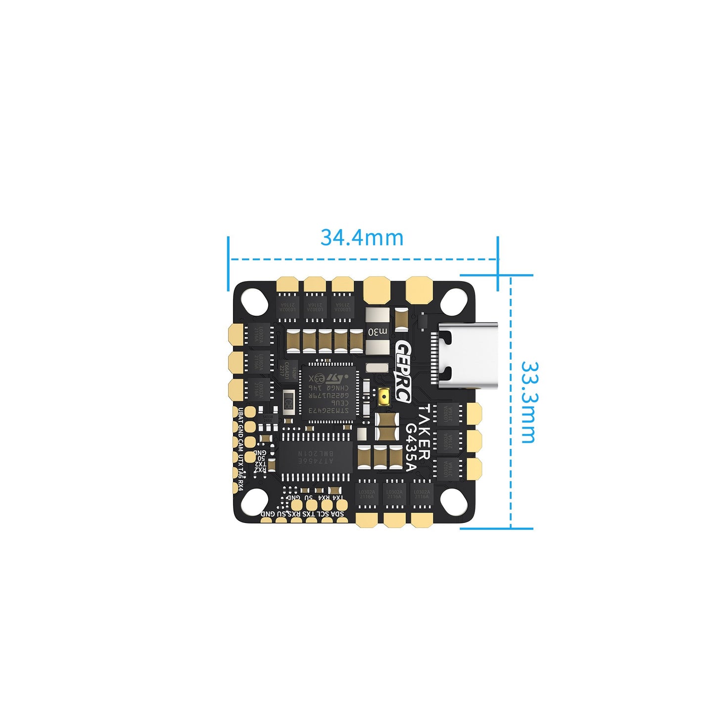 GEPRC TAKER G4 35A AIO Flight Controller
