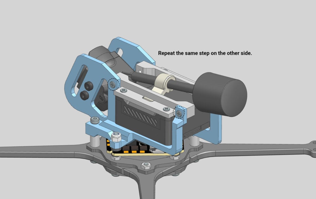 TuneRC DJI O3 Air Unit Mount (PETG+Screw Bag)