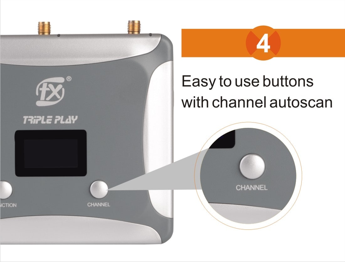 FXT FX888R Tripple Play Triversity Receiver with autoscan