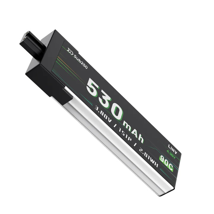 Sub250 GNB 1S 530mAh 90C Battery