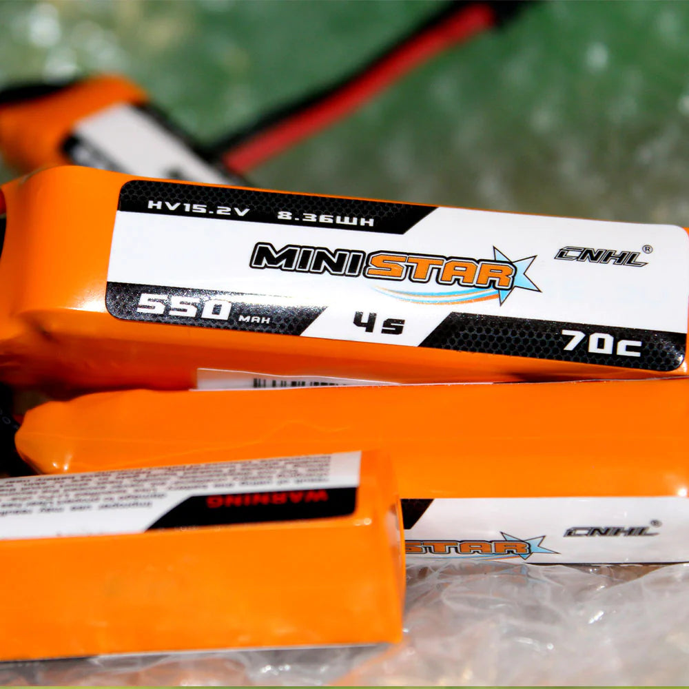 CNHL Ministar 550mAh 15.2V 4S 70C Lipo Battery XT30 (pack of 3)