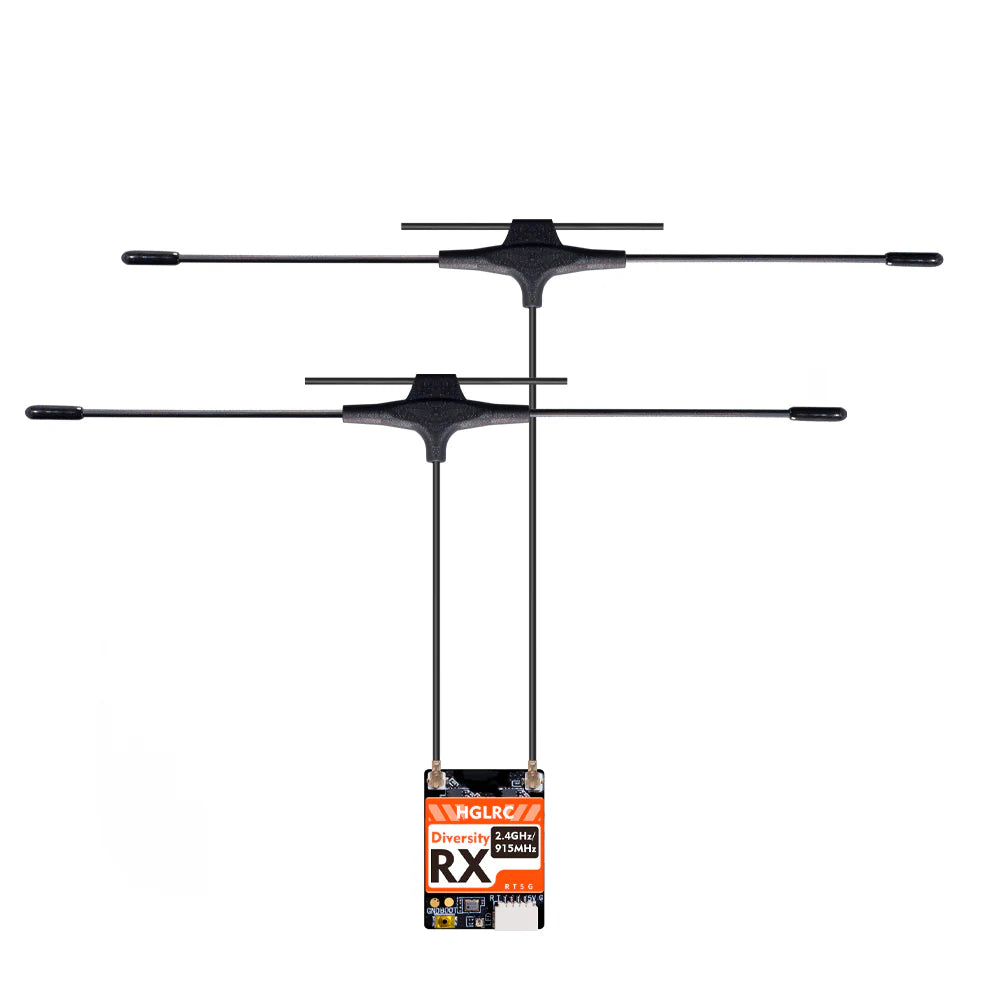 HGLRC ELRS Dual-Band Receiver (915/868MHz & 2.4GHz)