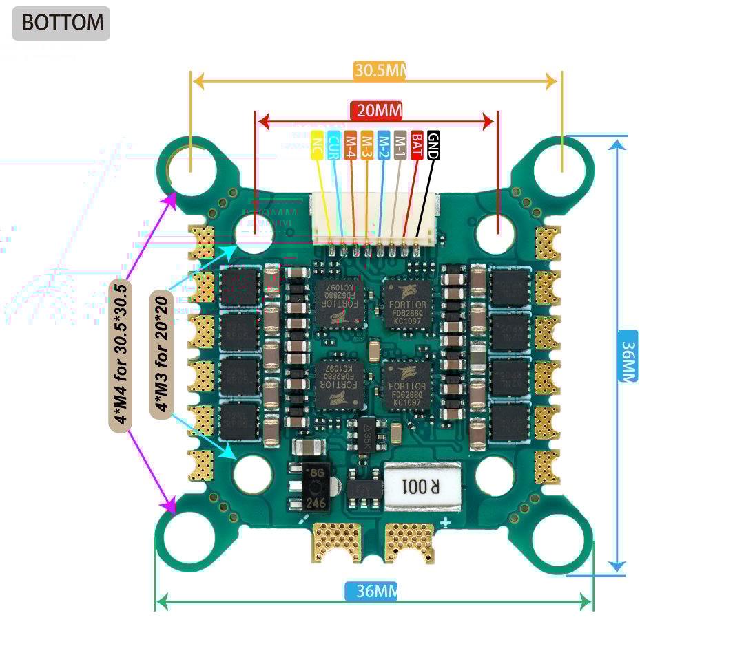 NeutronRC 20/30 Hold Mini 45A AM32 4in1 ESC