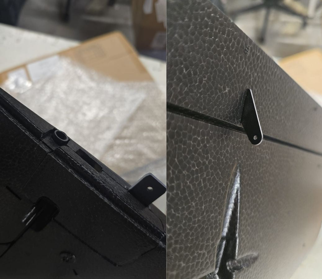 Close-up of a textured metal surface with a brand logo.