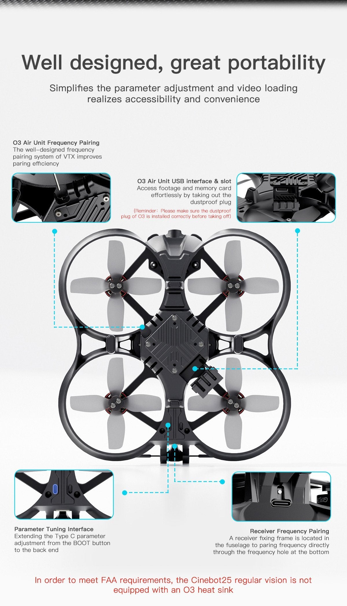 GEPRC Cinebot25 WTFPV Quadcopter