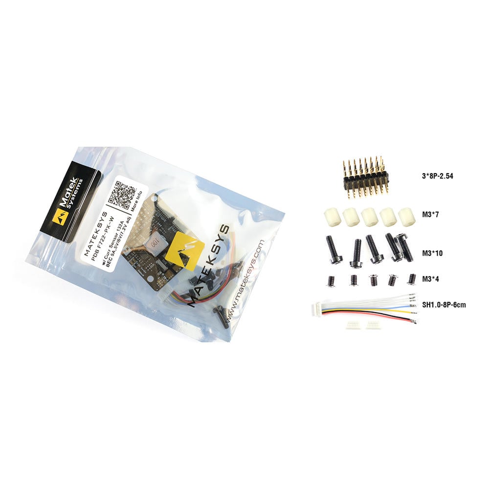 Matek PDB F722-PX-W for fixed wing (2-8S)