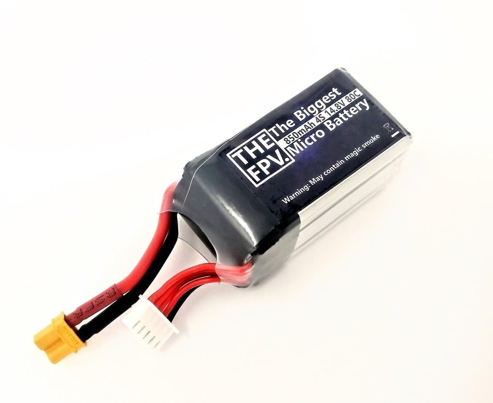 TheFPV 850mAh 4S 80C 14.8V Micro Battery XT30