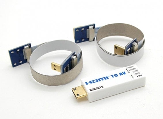 FPV RCD3016 Mini / Micro HDMI to AV Converter