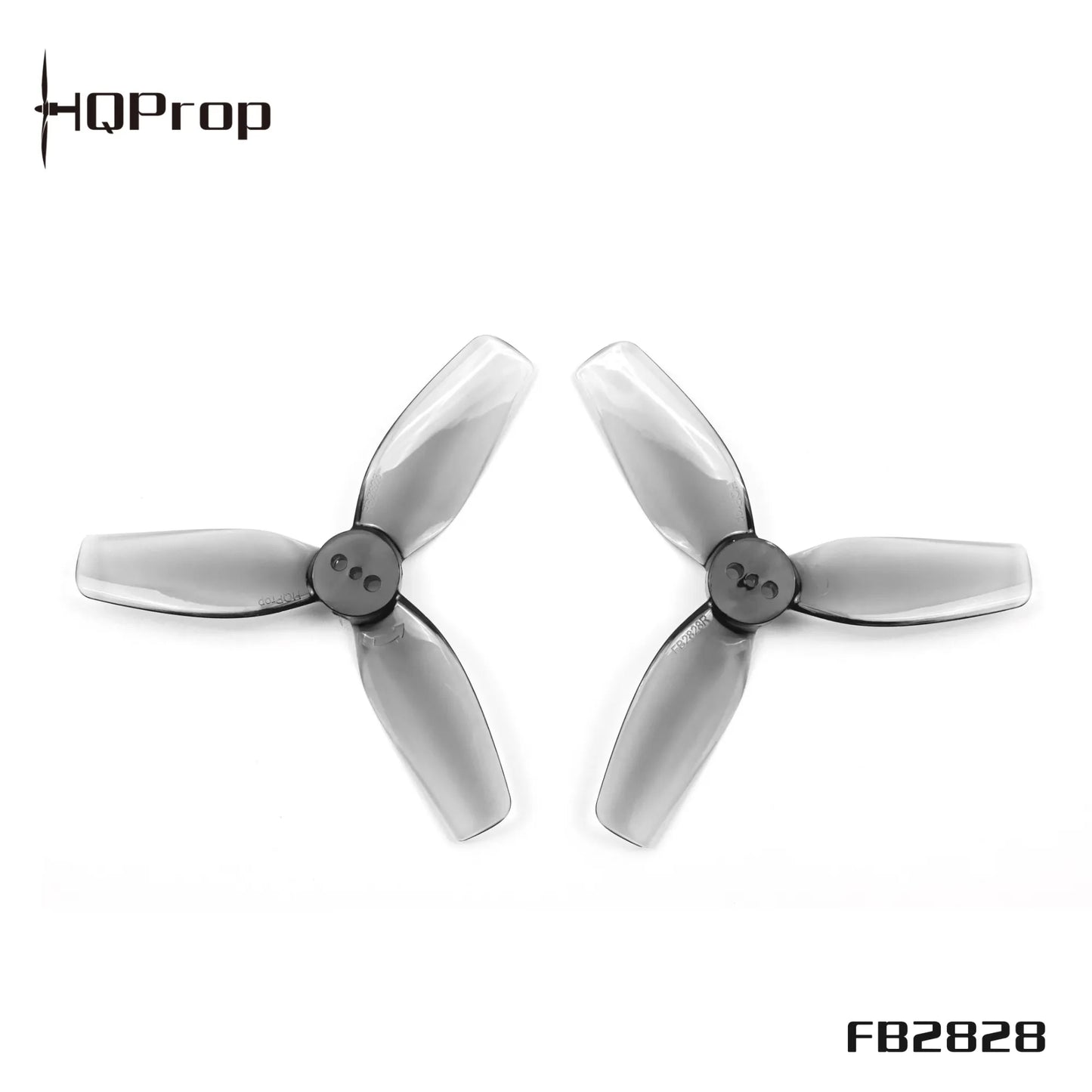 Hélices de drone micro Freestyle HQProp FB2828 - Polycarbonate gris (lot de 4)
