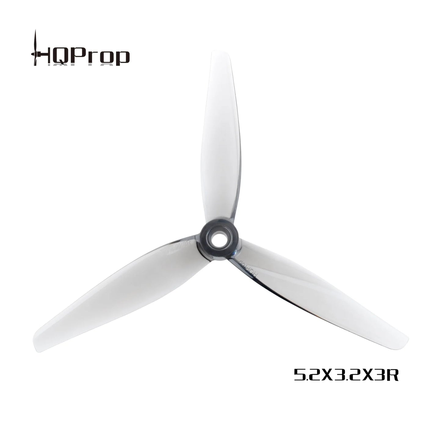 HQProp 5.2X3.2X3 Grey Propeller 3 Blade (2CW, 2CCW)