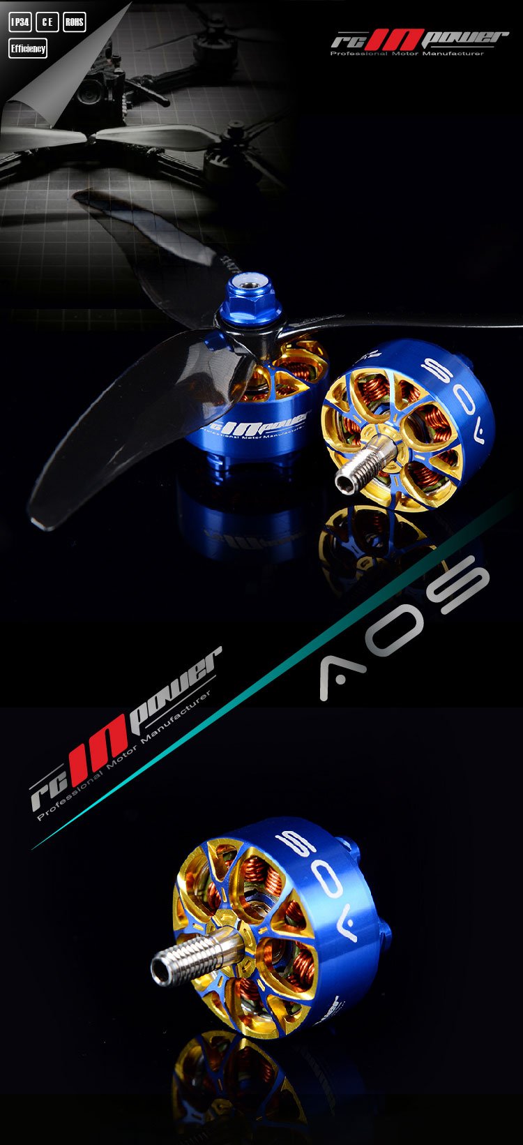 RC in Power AOS Supernova 2807-1400KV Motor