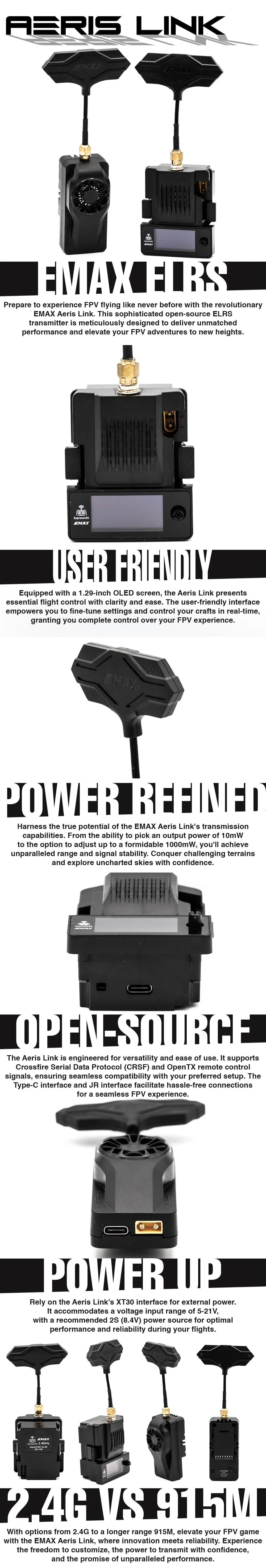 EMAX Aeris Link ELRS Module