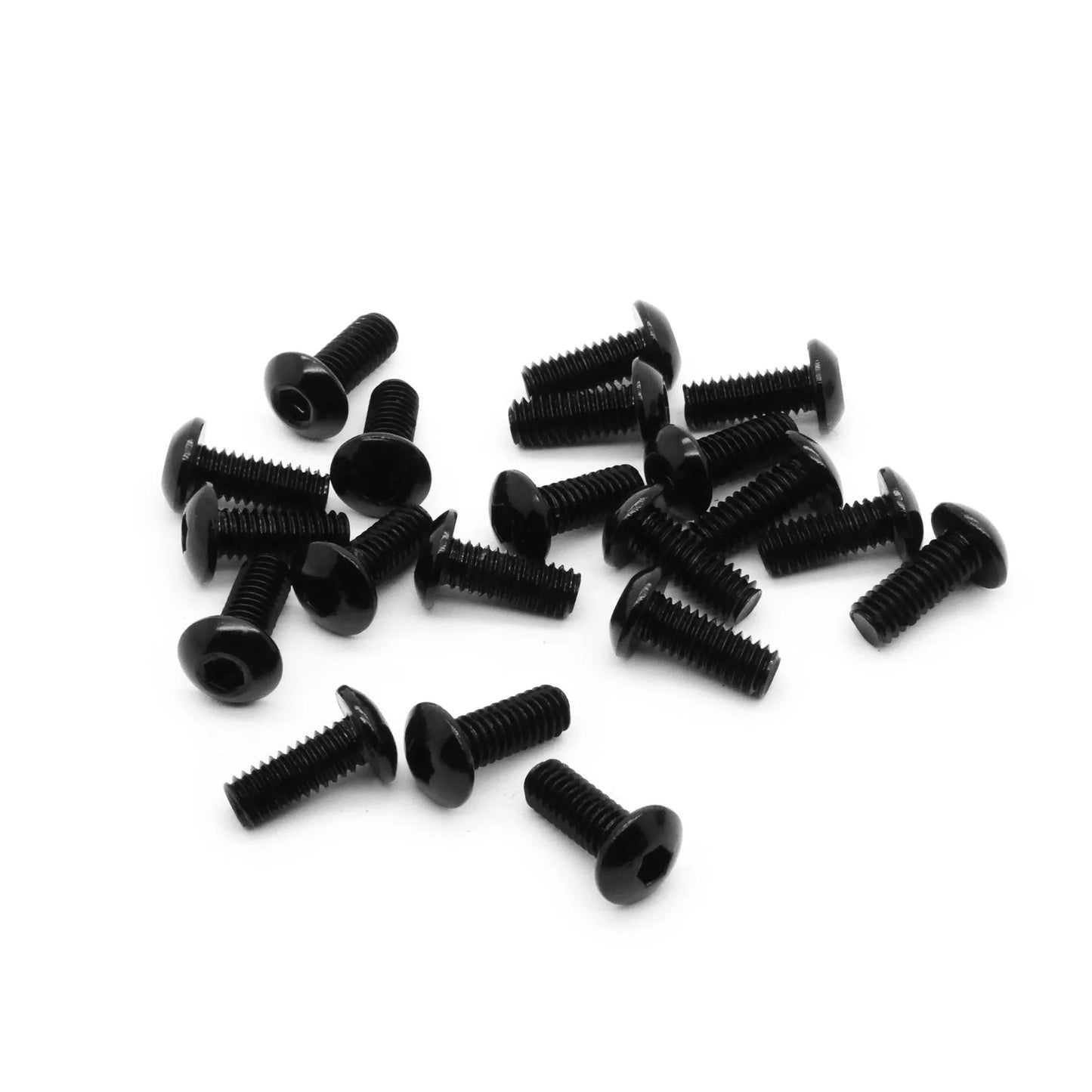 DroneBuildr Coloured 6061 Aluminium M3 Button Head Screw Pack (10pcs)
