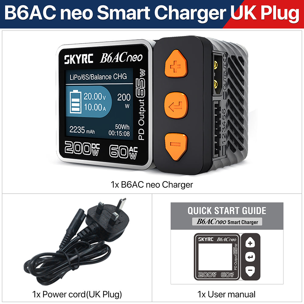 SkyRC B6 AC neo AC/DC 200W Charger