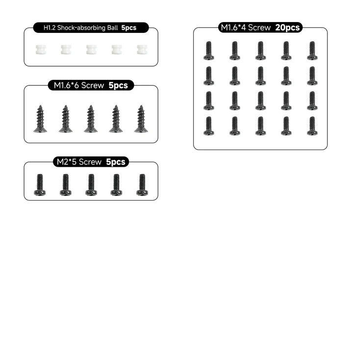 Screw Pack For BetaFPV Whoop Drone - Replacement Hardware Kit
