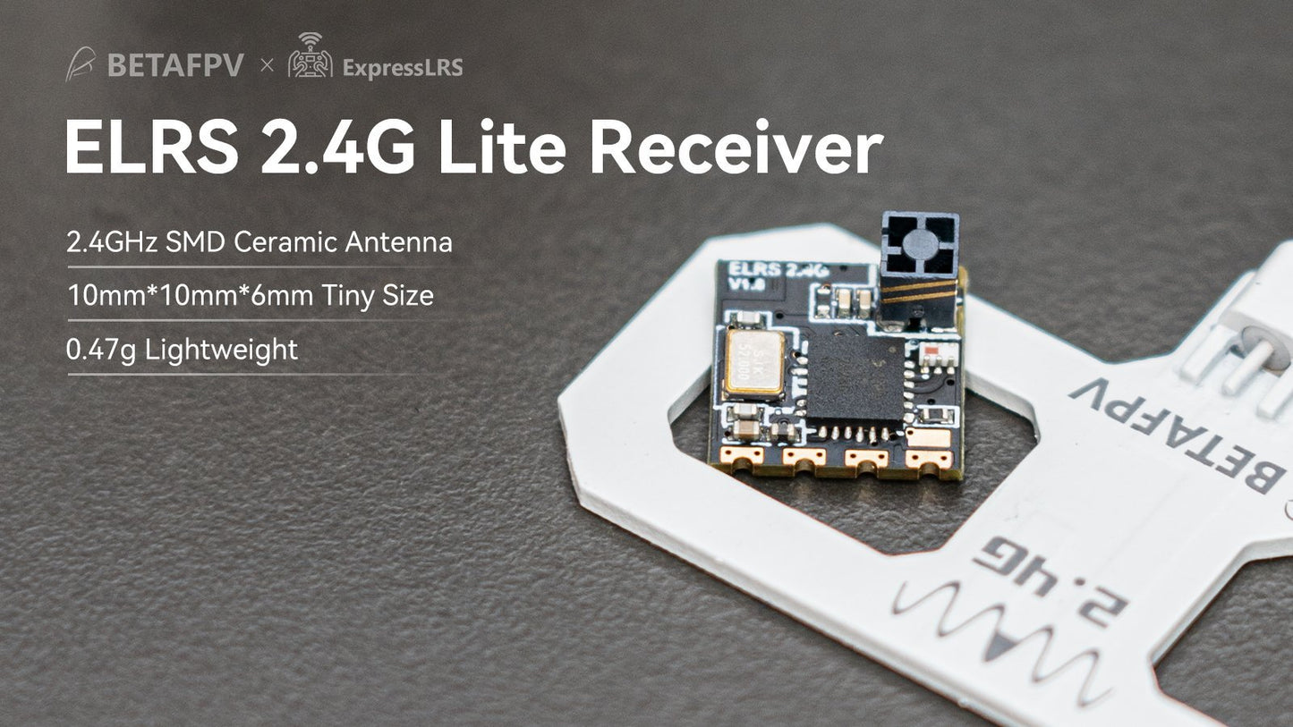 BetaFPV ELRS Lite Receiver 2.4Ghz