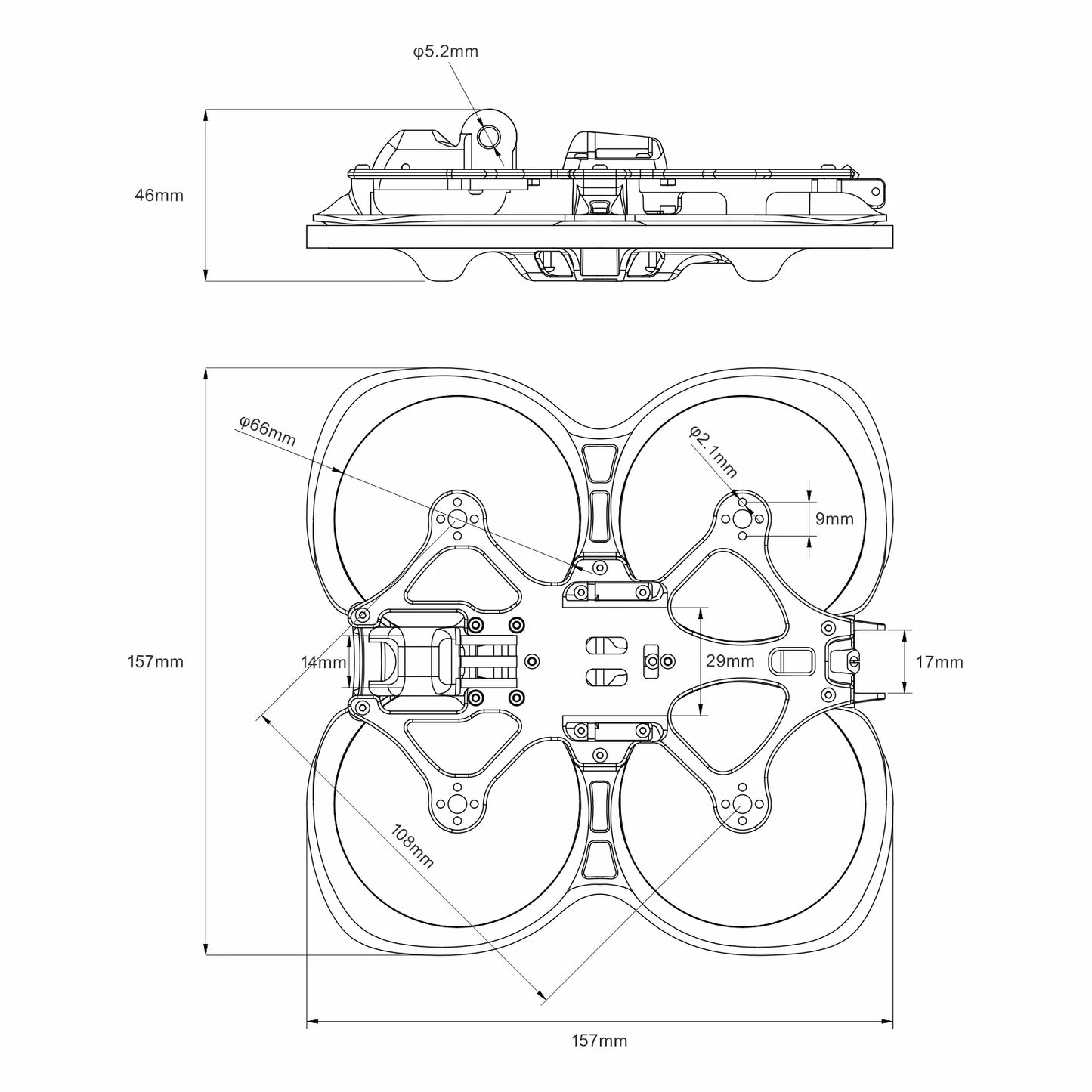 Pavo25 Cinewhoop Frame