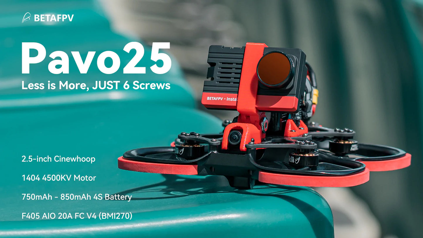 BetaFPV Pavo25 CineWhoop Quadcopter RTF ELRS Walksnail Kit