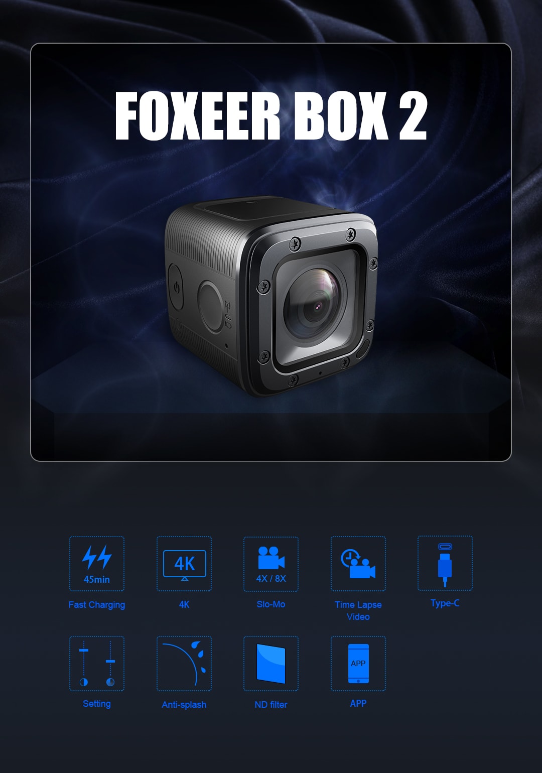 Foxeer Box 2 4k Action Camera