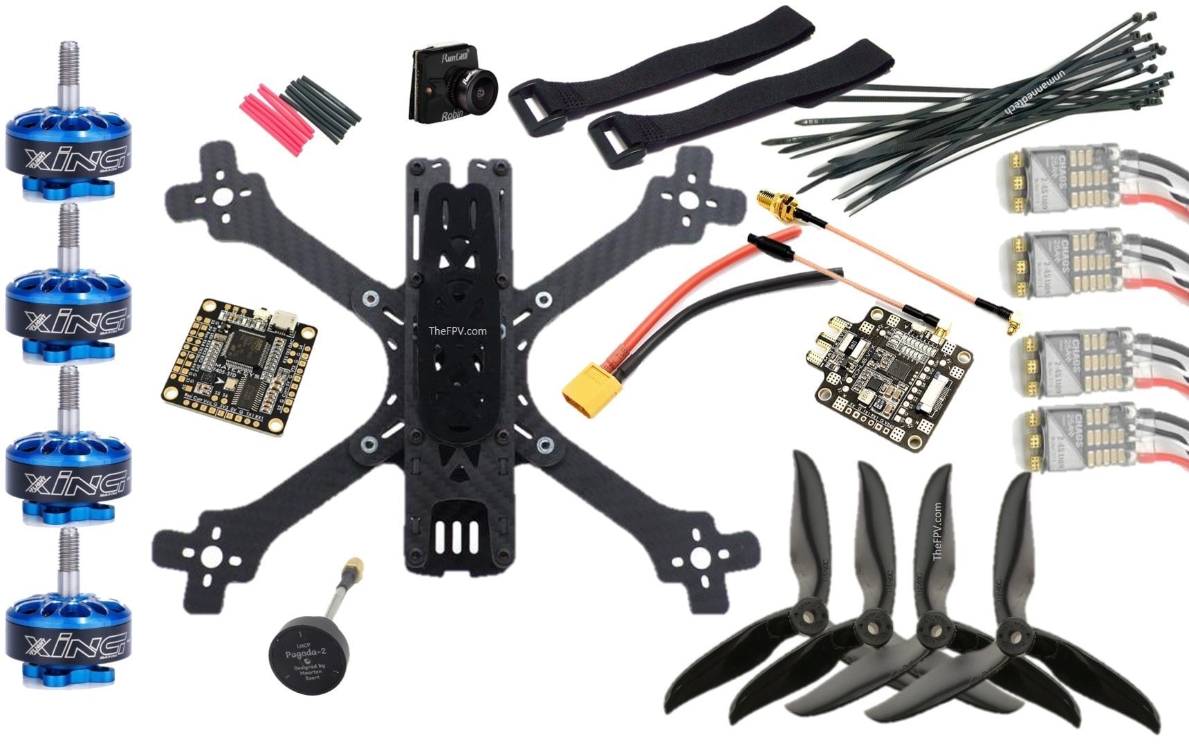 fpv drone build kit with goggles TheFPV Build Your Own Freestyle Drone (Kit