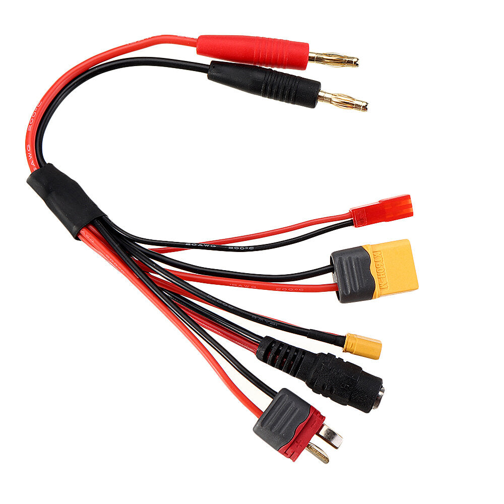 Câble adaptateur de charge 4mm Banane vers XT60 XT30 DC5.5 T-Plug