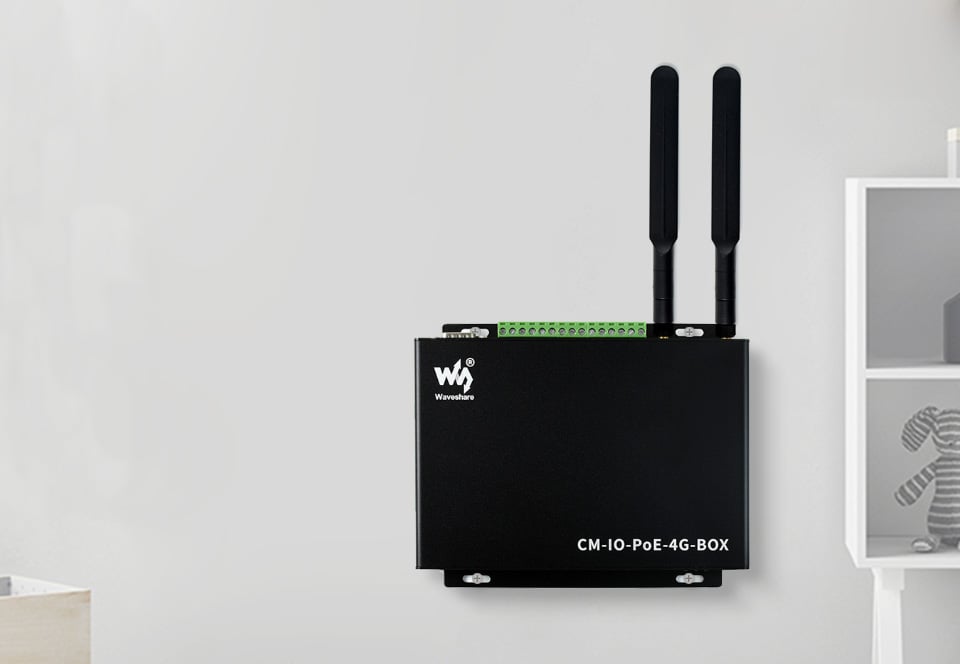 Industrial IoT Computer w/ PoE, 4G (For Raspberry Pi Compute)