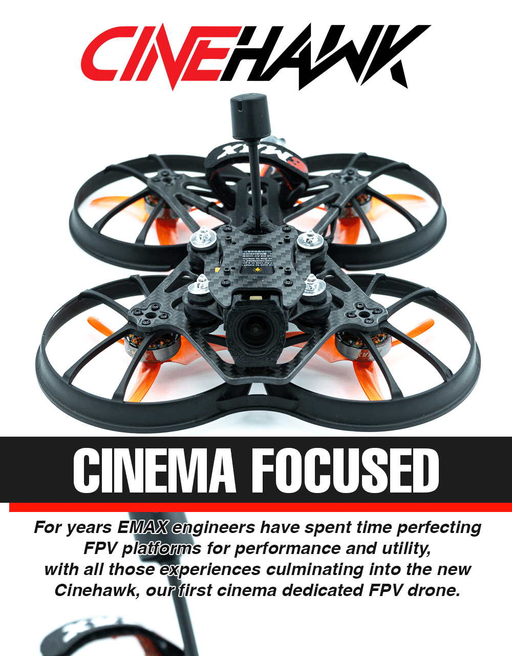 Emax Cinehawk 3.5" Drone w/ DJI O3 Air Unit